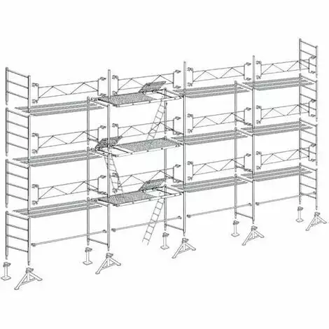 Échafaudage Altrad 49 Maçon 104 M² 1 Échafaudage Altrad 49 Maçon 104 M²