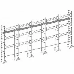 Échafaudage Altrad 49 Maçon 128 M²