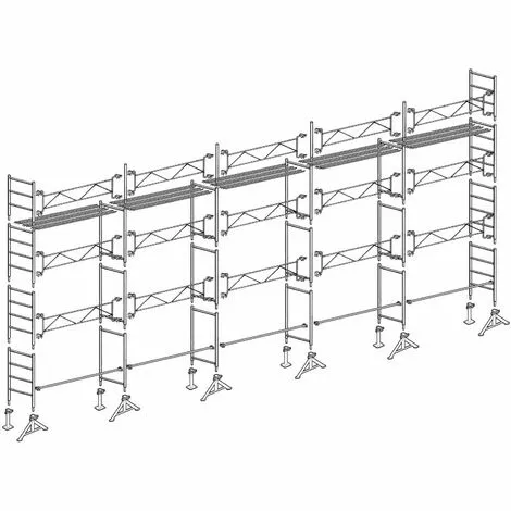 Échafaudage Altrad 49 Maçon 128 M² 1 Échafaudage Altrad 49 Maçon 128 M²