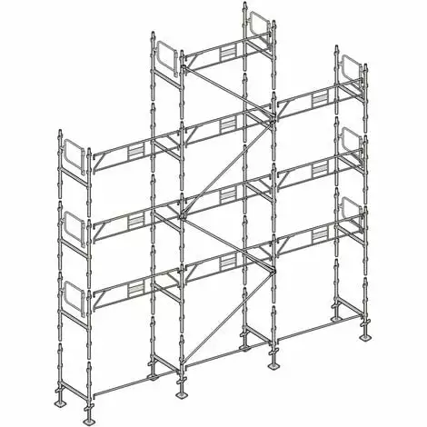 Échafaudage Altrad Façadier 88 M² 1 Échafaudage Altrad Façadier 88 M²