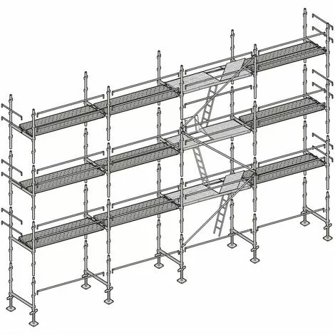 Échafaudage Altrad Façadier 104 M² 1 Échafaudage Altrad Façadier 104 M²