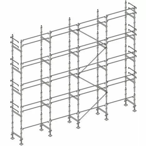 Échafaudage Altrad Façadier 130 M² 1 Échafaudage Altrad Façadier 130 M²