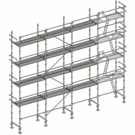 Échafaudage Altrad Façadier 130 M² 1 Échafaudage Altrad Façadier 130 M²