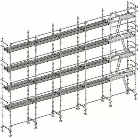 Échafaudage Altrad Façadier 160 M² 1 Échafaudage Altrad Façadier 160 M²
