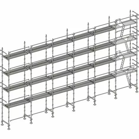 Échafaudage Altrad Façadier 190 M² 1 Échafaudage Altrad Façadier 190 M²