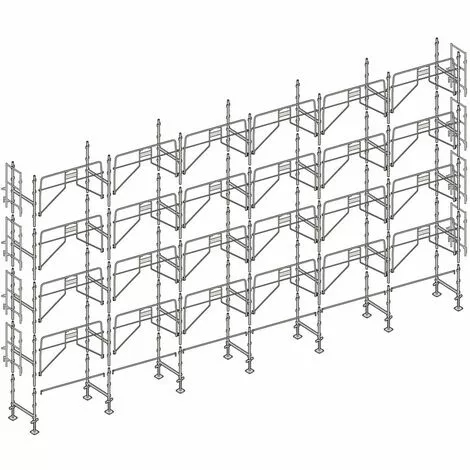 Échafaudage Altrad Façadier 190 M² 1 Échafaudage Altrad Façadier 190 M²