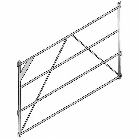 ALTRAD - Garde-corps Sécurité 4 Lisses 3m - Gamme échafaudage Multidirectionnel - MULTIVIT+ 1&2- Réf: N1894 1 ALTRAD - Garde-corps Sécurité 4 Lisses 3m - Gamme échafaudage Multidirectionnel - MULTIVIT+ 1&2- Réf: N1894